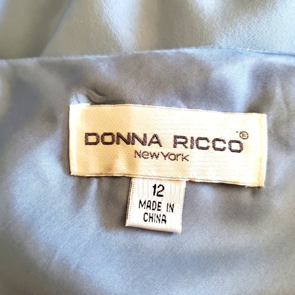 Donna Ricco Baby Blue Midi - Picture 5 of 6
